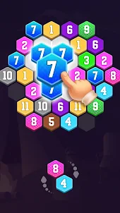 Hexa Merge: Number Puzzle Game