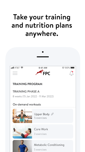 Android application FPC Training screenshort