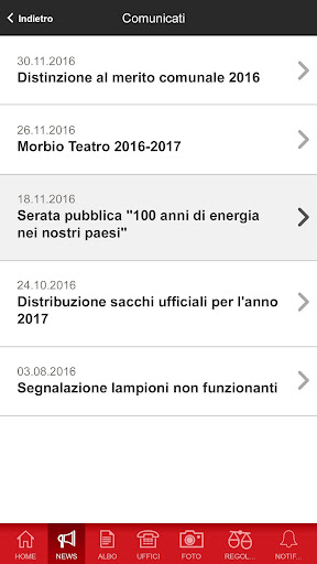 Android application Morbioinf screenshort