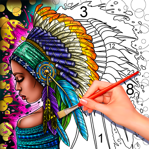 Coloring - Color by Number logo