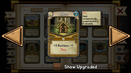Ratropolis : CARD DEFENSE GAME Screenshot