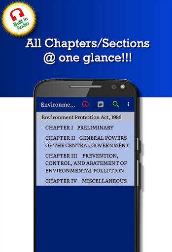 Android application Environment Protection Act screenshort