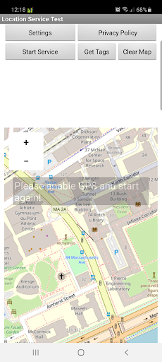 Location Service Extension Screen 3