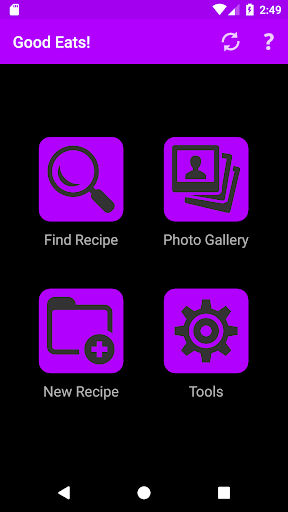 Android application Good Eats! screenshort