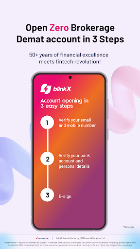 blinkX-Stocks, IPO & Demat App Screen 2
