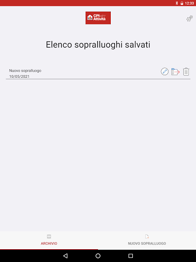 App CpiWinAttività Screen 3