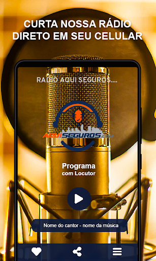 Android application Rádio Aqui Seguros.Com screenshort