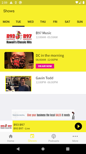 B97/B93 Classic Hits Screen 3