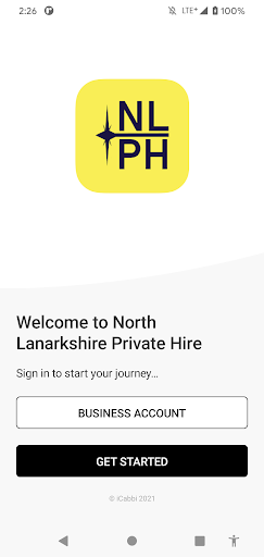 Android application North Lanarkshire Private Hire screenshort