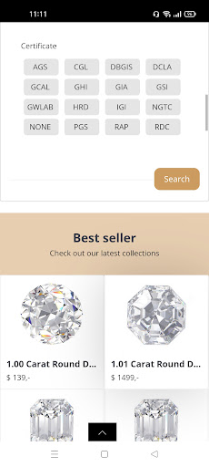 Diamond Market Screen 3