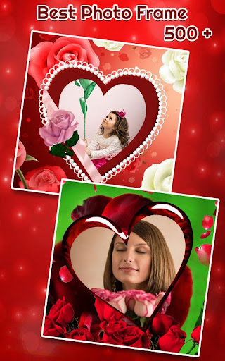 Android application Rose Photo Frame screenshort