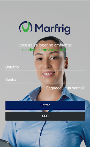 Android application Portal de Treinamentos Marfrig screenshort