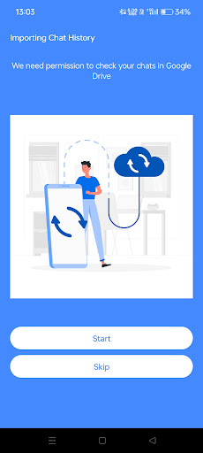 Android application Spinout messenger screenshort