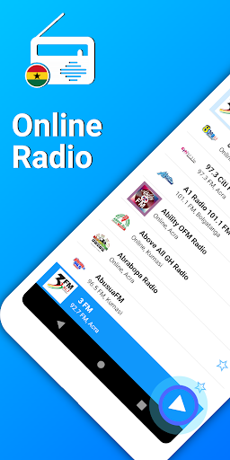 Android application Radio Ghana FM - Online Radio screenshort