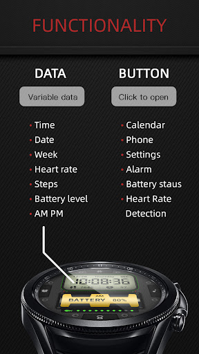 LCD Battery For Wear OS Screen 2