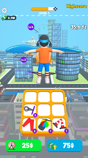 Android application Fly Hero screenshort