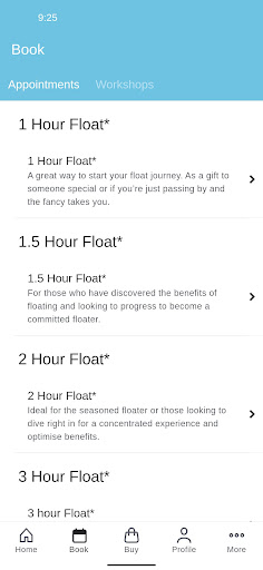 Gravity Floatation Centre Screenshot 2 - AppWisp.com