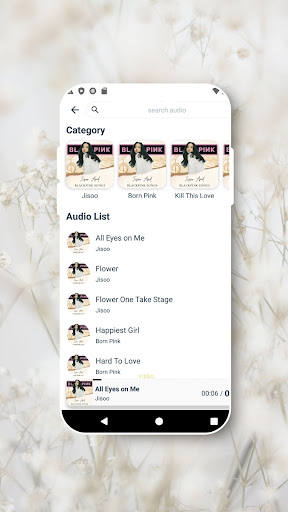 Android application Jisoo Blackpink Songs screenshort