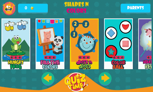 Android application Preschool Shapes & Colors Prem screenshort