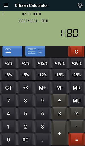 Citizen Calc GST Caculator screenshot 1