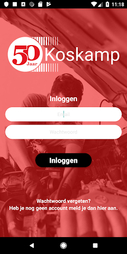 Android application Koskamp screenshort