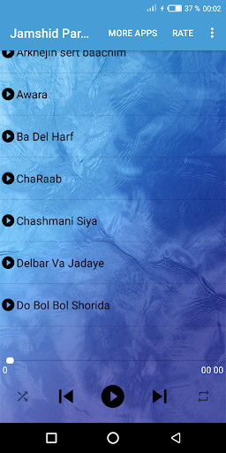 آهنگ های جمشید پروانی Screen 2
