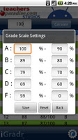 screenshot of iGradr Teacher Pocket Grader