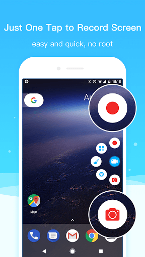 Android application Screen Recorder+Video Recorder screenshort