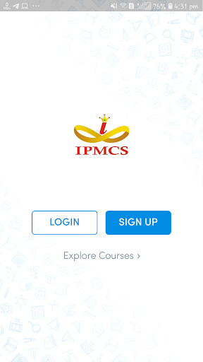 Android application IPMCS Training screenshort