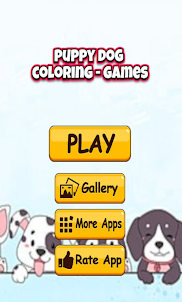 cachorros para colorir - jogos