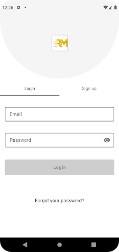 Android application RM Trainer screenshort