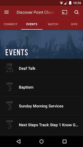 Discover Point Church Screen 2