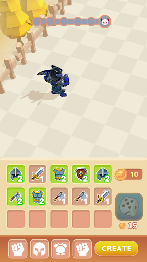 Merge and Craft battle Screen 3