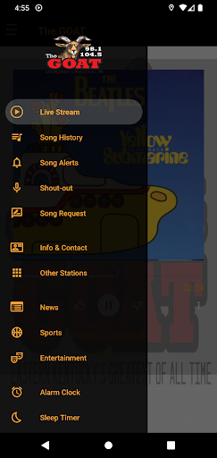 98.1 and 104.5 The GOAT Screen 3