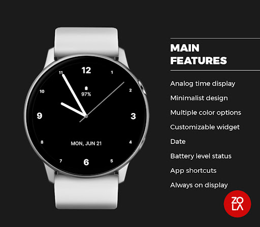 Minimalistic Style Watch Face Screen 2