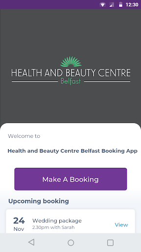 Android application Health and Beauty Centre Belfa screenshort