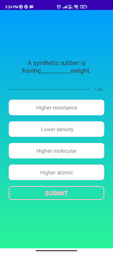 Quiz Game- Science Screen 3