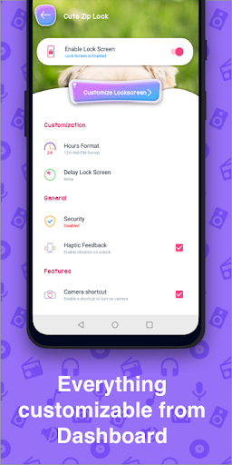 Cute Adorable Puppy Zipper Phone Lock Wallpaper HD