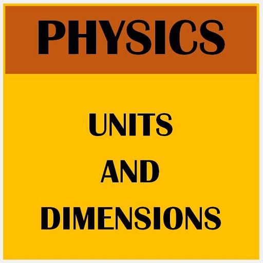 Physics Units And Dimensions 1.2.1 Icon