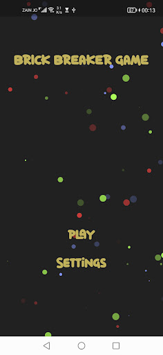 brick breaker Screen 2