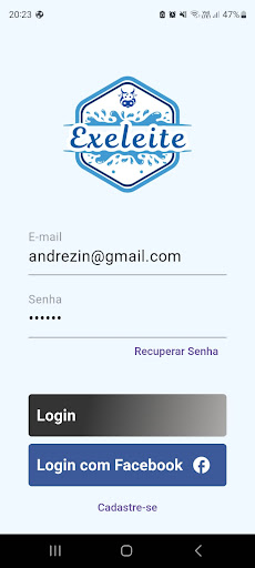 Android application ExeLeite screenshort