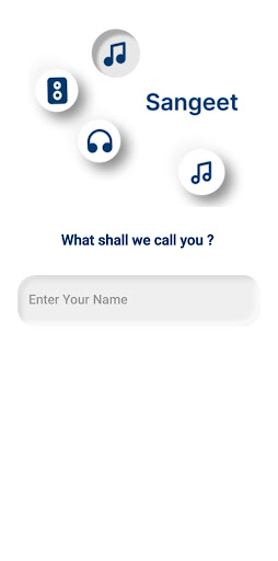 Android application Sangeet screenshort
