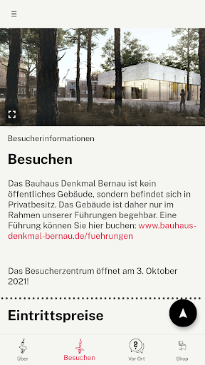 Android application Bauhaus Welterbe Bernau screenshort