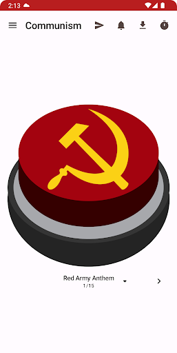 Android application Communism Button screenshort