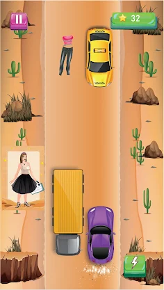 Fashionable Girls Car Racing - Screenshot 4
