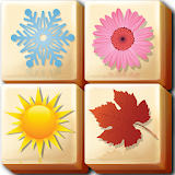 Mahjong Garden Four Seasons - Free Tile Game icon