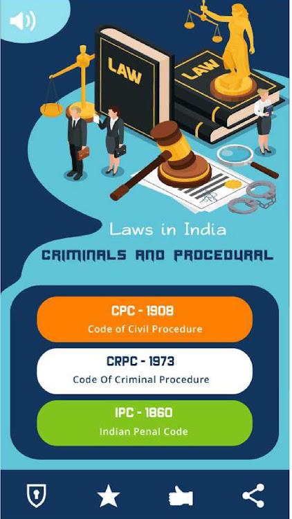 Laws in India(IPC, CRPC & CPC) - 1.2 - (Android)