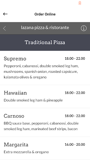 lazana pizza Screen 3