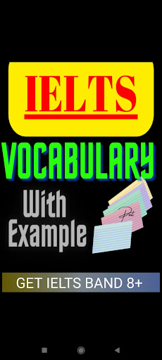 Android application IELTS WORDS -EXAMPLE screenshort
