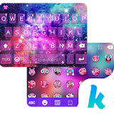 Glitter Galaxy Kika Keyboard icon